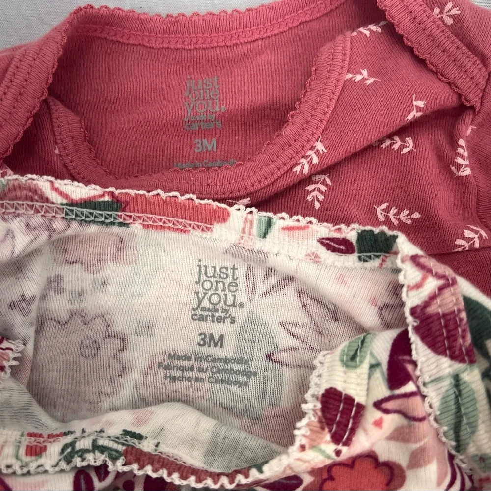 Carter's Just One You®️‎ Baby Girls' Floral Jumpsuit Size 3M